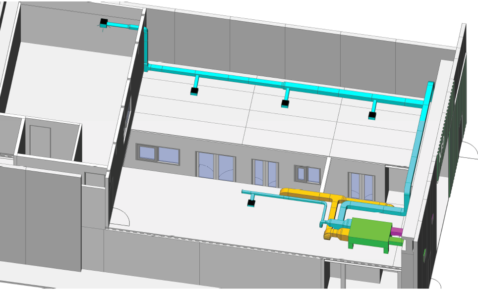 Studio sistema di ventilazione